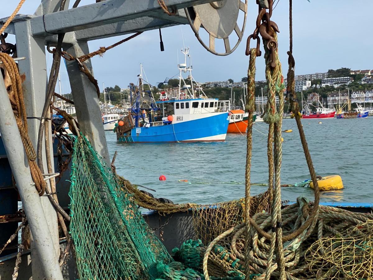 Lobster Pot Apartment With Stunning Harbour And Sea Views And Free Parking For One Car & Pet Friendly Brixham Eksteriør bilde